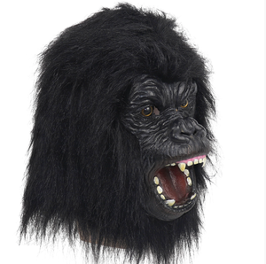 Black Diamond Ape <strong>Monkey</strong> Halloween Costume Accessory Funny Simulation Eco-Friendly Full <strong>Face</strong> Latex Animal <strong>Mask</strong> for Parties - Product Image 3