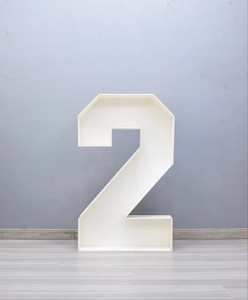 Grande 3D palloncino mosaico numero scatola da te riempibile numeri da 0 a 9 palloncino <span class=keywords><strong>espositore</strong></span> per decorazione festa di compleanno - Product Image 5