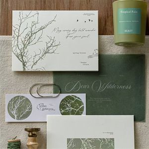 بطاقات معايدة قابلة لإعادة التدوير مصنوعة يدويًا ثلاثية الأبعاد قابلة للتخصيص للكريسماس العام الصيني الجديد لعيد الميلاد هلوين بألوان لامعة - Product Image 5