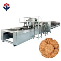 Ligne de production de biscuits entièrement automatique TG Machine, machine industrielle de fabrication de biscuits, équipement de cuisson de biscuits et de craquelins