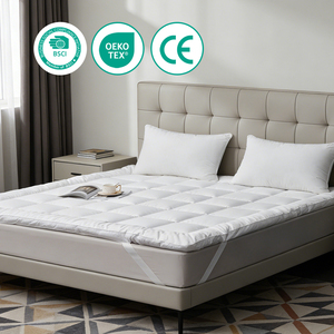 Alas Kasur Anti Air Berbahan Microfiber Quilted Bernapas, Polos 160x200, Pelapis Kasur Mewah, Sejuk untuk Rumah Sakit dan Hotel - Product Image 1