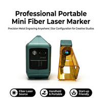 Mesin Penanda Laser Serat Baru Sistem Portabel Presisi Tinggi Kecepatan Tinggi untuk Perhiasan Logam dengan Dukungan DXF