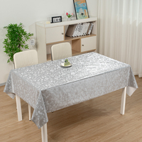 Nappe en PVC beige champagne RNPT, imperméable, de luxe, résistante à l'huile, facile d'entretien, pour salle à manger, décoration de la maison