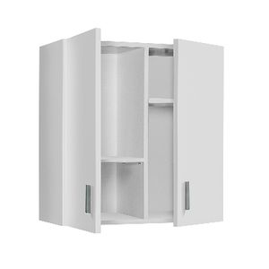 ตู้เก็บของติดผนังอเนกประสงค์ ขนาด 60 ซม. สูง x 59 ซม. กว้าง x 26.5 ซม. ลึก สำหรับใช้ในครัว พร้อมชั้นวาง - Product Image 1