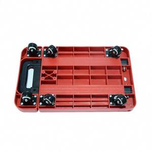 Chariot à main pliable Tianyu L011A à 6 roues, capacité de charge lourde de 440 lb, chariot à bagages/utilitaire portable, surface en plastique - Product Image 5