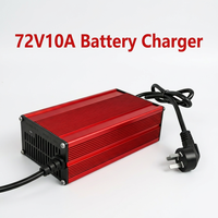 Cargador de Alta Eficiencia de 72V70Ah para Batería de Scooter Eléctrico con Pantalla LED, Salida de 220V/110V, Entrada de CA