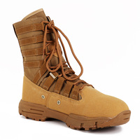 Bottes tactiques montantes personnalisables pour hommes de grande taille Chaussures de randonnée du désert Collection de vêtements de travail OEM en cuir durable