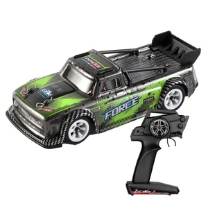 WLtoys 284131 Mini voiture RC électrique haute vitesse Wi-Fi 1/28 4WD 30 km/h tout-terrain avec lumières LED, télécommande 2.4G et câble USB - Product Image 1