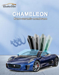 <span class=keywords><strong>Película</strong></span> para Ventanas <span class=keywords><strong>de</strong></span> Automóvil PET con Bloqueo <span class=keywords><strong>de</strong></span> Rayos UV y Cambio <span class=keywords><strong>de</strong></span> Color, Sin Interferencia con el GPS, Grosor <span class=keywords><strong>de</strong></span> 2 mil, Rollos <span class=keywords><strong>de</strong></span> 1.52x30 m, Bloquea el 99% <span class=keywords><strong>de</strong></span> los Rayos IR y UV - Product Image 2