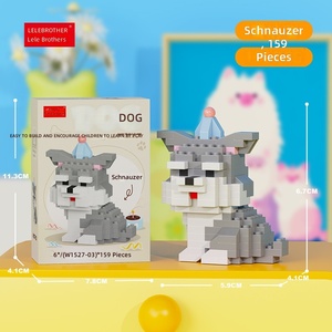 Bloques de Construcción de Micropartículas de Plástico ABS, Serie Cachorros Adorables, Juguetes DIY para Niños y Niñas, Regalo para el Día del Niño y Cumpleaños - Product Image 3