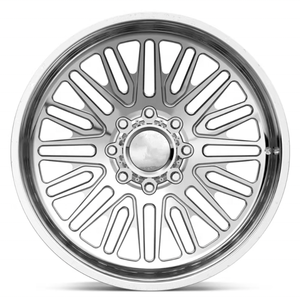 جنوط مطروقة مصقولة بعمق مقاس 24*12 و 24x14 بنظام مسامير 8x170 و 8x180 و 6x5.5 و 8*6.5، عجلات للطرق الوعرة لشاحنات البيك أب، مناسبة لسيارات F150 و Silverado و Chevy - Product Image 5