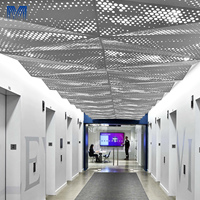 Accesorios acústicos Suministros falsos y para techos Azulejos de extrusión Paneles decorativos de aluminio Deflector curvo Cortina Techo