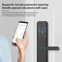 Cerradura Inteligente para Puerta con Entrada sin Llave, Huella Dactilar Biométrica, Contraseña Digital, Aplicación Tuya, Electrónica, para Privacidad en el Dormitorio