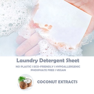 Feuilles de détergent de blanchisserie de voyage-Friendly avec l'odeur fraîche de lin et les enzymes basées par usine et l'ion argenté contre des champignons - Product Image 5