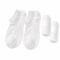 Chaussettes jetables pour chambre d'hôtel, emballées individuellement, chaussettes hygiéniques pour la cheville, pour spa, salon, hôpital, visite