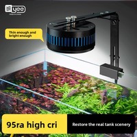 Lampe d'aquarium à spectre complet JSD WRGB UVA 35W 55W 80W 95Ra, lumière LED à CRI élevé pour aquarium planté, aquarium à poissons, aquarium à poissons d'eau douce