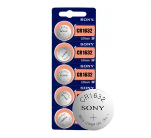 3V CR1632 Bateria De Lítio CR 1632 1620 1616 1220 2032 2025 2016 Botão Celular Com Suporte de Bateria para sony