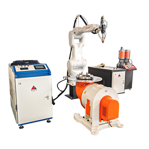 Machine <span class=keywords><strong>de</strong></span> revêtement laser à fibre robotisée pour la réparation des arbres <span class=keywords><strong>de</strong></span> roulement <span class=keywords><strong>de</strong></span> turbines à vapeur, traitement <span class=keywords><strong>de</strong></span> surface métallique résistant à l'usure - Product Image 2
