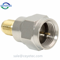 Connecteur de câble coaxial RF de haute qualité SMA femelle Jack vers adaptateur de prise mâle F