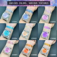 Poudre pigmentée caméléon 40 µm, pigment chromé à effet changeant multi-angles pour ongles, poudre irisée aurore boréale pour n