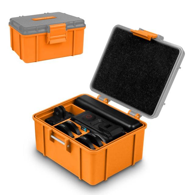 Factory PULUZ Waterproof Hard Carrying Suitcase Outdoor Protective Storage Box for DJI Osmo Action  5 Pro / 4 / 3 Carrying Case