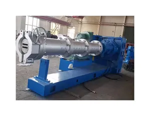 Cold Feed Rubber Extruder Machine / EPDM & Silicone Rubber Extruder