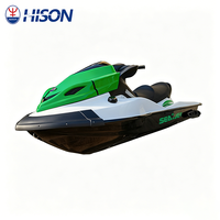 Jet ski léger et portable à 4 temps en fibre de verre avec 3 sièges pour le surf et les sports de loisirs en plein air multi-usages