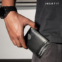 THUMBS-UP dompet pendek pria wanita, dompet lipat tempat kartu kulit koin uang klip 2