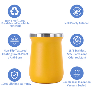 Fábrica al por mayor Mini delicadas tazas de café ecológicas <span class=keywords><strong>Yerba</strong></span> <span class=keywords><strong>Mate</strong></span> tazas aisladas al vacío soporte de azúcar térmico para fiesta en casa - Product Image 6