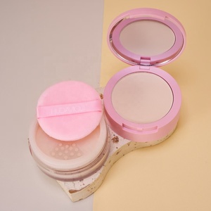 OEM all'ingrosso 3 colori trucco di lunga durata viso <span class=keywords><strong>in</strong></span> <span class=keywords><strong>polvere</strong></span> fondotinta <span class=keywords><strong>migliore</strong></span> <span class=keywords><strong>in</strong></span> <span class=keywords><strong>polvere</strong></span> confezione scatola di carta 2 in1 dolce regalo - Product Image 1