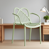 Chaise de jardin d'extérieur de luxe confortable et résistante aux intempéries pour patio, pelouse, cour arrière, entrepôt – Matériau durable en métal et PP, imperméable