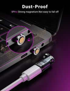 Từ Kết Nối 180 Độ Uốn 3 Lời Khuyên Loại C Để C 240W Pd3.1 Nhanh Chóng Sạc Máy Tính Xách Tay & Điện Thoại Di Động Sạc <span class=keywords><strong>Adapter</strong></span> - Product Image 6