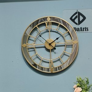 Reloj de Pared Decorativo de Metal de Lujo Moderno de 120 cm para Interiores, Venta Directa de Fábrica, Dropshipping 2025, Decoración para el Hogar - Product Image 5