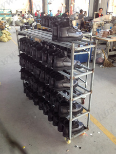 Chaussures de sécurité ZYF, anti-rayures, en cuir embossé haut de gamme, avec semelle extérieure en caoutchouc Goodyear, pour environnements humides HSB141 - Product Image 5