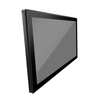Monitor Táctil Capacitivo de Marco Abierto Resistente al Agua con Carcasa Metálica Industrial de 21.5 Pulgadas FHD 1920x1080, Entradas HD-MI/VGA/USB, 3 Años de Garantía