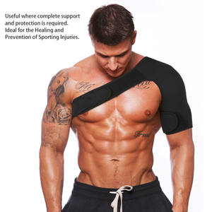 Großhandel OEM Elastic Shoulder Protector Brace für Gelenks ch merzen Verletzung Benutzer definierte verstellbare Gewichtheben Schulter stütz gürtel - Product Image 5