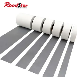 Cường độ cao grey PU da Bạc vải tổng hợp phản quang Giày Da phản quang PU da cho giày