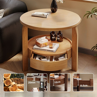 Table basse multifonction en bois massif moderne avec tiroirs de rangement pour salon, chambre, appartement