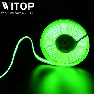 Cob rgb 14W strip led 24V 12V 840led tahan air rgb cob LED strip lampu garis led lemari lampu melalui lampu