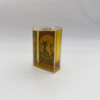 Bingkai Foto Modern Akrilik Cetak Sablon Sutra Ukuran 2.1x3.4 Inci dengan Bentuk Persegi Panjang untuk Dekorasi Natal, Halloween, dan Paskah