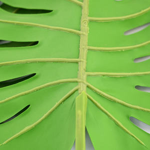 نبات أوراق نخيل مونستيرا اصطناعي بطول 85 سم، يشبه الحقيقي، مصنوع من الحرير، أوراق خضراء استوائية لتزيين المنزل والفنادق وحفلات الزفاف - Product Image 4