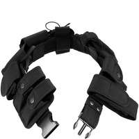 Accessoires : Ceinture utilitaire réglable en tissu Oxford, ceinture tactique robuste réglable pour les trajets quotidiens, la chasse et l'entraînement