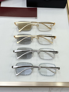<span class=keywords><strong>Lunettes</strong></span> <span class=keywords><strong>de</strong></span> <span class=keywords><strong>Soleil</strong></span> <span class=keywords><strong>de</strong></span> Designer Rétro en Métal Forme Découpée Léopard UV400, Haute Qualité avec Logo Personnalisé - Product Image 5