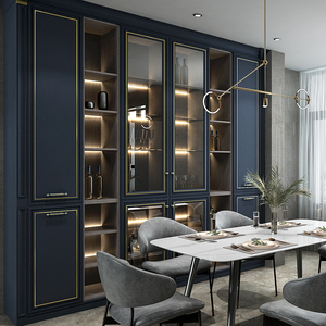 Gabinete de cocina colgante de diseño <span class=keywords><strong>Simple</strong></span> PIANO, gabinete de despensa de cocina clásico, gabinete de almacenamiento de cocina para sala de estar - Product Image 3