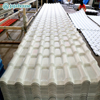 Tuile de toiture thermique moderne en PVC en gros, forme bambou, revêtement ASA espagnol, pour isolation des appartements et des serres maraîchères