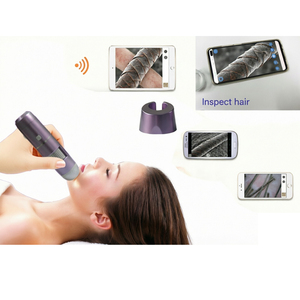 Analyseur de follicules et scanner de perte de cheveux HOT, mini appareil portable HD 2MP <span class=keywords><strong>sans</strong></span> <span class=keywords><strong>fil</strong></span> pour l'analyse du cuir chevelu - Product Image 1