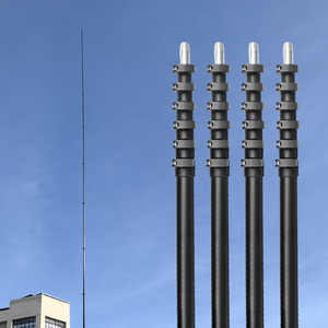 Pôle télescopique en fibre de carbone de 10 m, 12 m, 15 m, 18 m, de 3 mètres à <span class=keywords><strong>20</strong></span> mètres, pôle télescopique multifonctionnel en fibre de carbone - Product Image 1