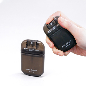 Pulverizador plástico para as mãos, desinfetante de plástico PP 20/30ml, recarregável, para uso com cartão de crédito, spray de névoa de perfume de bolso portátil com estojo de silicone - Product Image 6