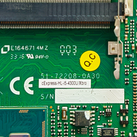 Ordinateur embarqué ADLINK CExpress-HL-i5-4300U/Xbro 5 1-72208-0A30, processeur Intel Core I7/i5/i3, format compact, type 6 modules