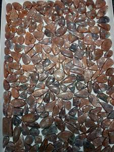 Piedra Preciosa de Sunstone Natural con Efecto Sangre |   Auténtico Cabujón de Piedra Solar con Efecto Sangre |   Piedra semipreciosa suelta para la fabricación de joyas - Product Image 4